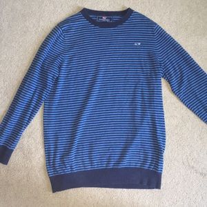 Kid’s blue striped Vineyard Vines Sweater.
